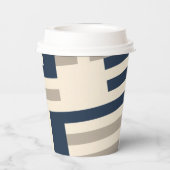 Abstracte geometrische papieren beker - moderne aa (Achterkant)