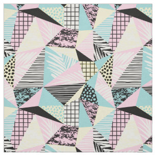 Abstracte geometrische patroonstructuur stof