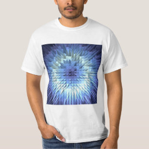 abstracte geometrische poligonale textuur t-shirt