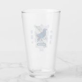 Abstracte geometrische RAVENCLAW™ Crest Glas (Achterkant)