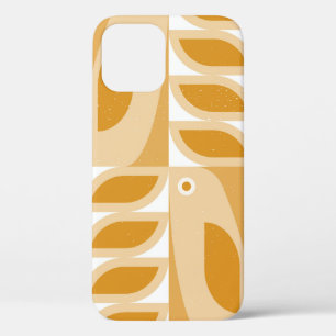 Abstracte geometrische retro naadloos patroon iPhone 12 hoesje