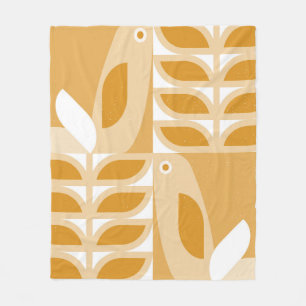 Abstracte geometrische retro naadloos patroon fleece deken