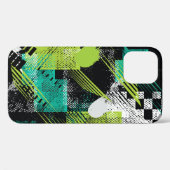 Abstracte geometrische Stippen Stripes Pattern Case-Mate iPhone Case (Achterkant (horizontaal))