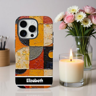 Abstracte geometrische telefoon Hoesje