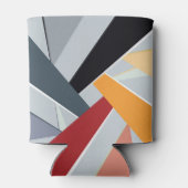 Abstracte geometrische vorm 2 blikjeskoeler (Achterkant)