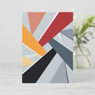 Abstracte geometrische vorm 2 kaart