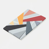 Abstracte geometrische vorm 2 post-it® notes (Schuin)