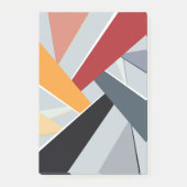 Abstracte geometrische vorm 2 post-it® notes (Voorkant)