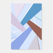 Abstracte geometrische vorm 3 post-it® notes (Voorkant)