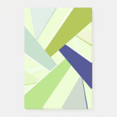 Abstracte geometrische vorm 4 post-it® notes (Voorkant)