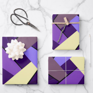 Abstracte geometrische vorm 5 inpakpapier vel