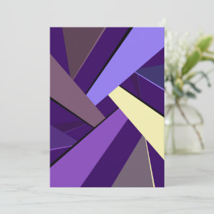Abstracte geometrische vorm 5 kaart