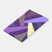 Abstracte geometrische vorm 5 post-it® notes (Schuin)