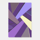 Abstracte geometrische vorm 5 post-it® notes (Voorkant)