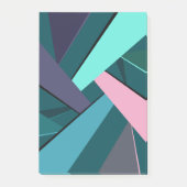 Abstracte geometrische vorm 6 post-it® notes (Voorkant)