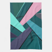 Abstracte geometrische vorm 6 theedoek (Verticaal)