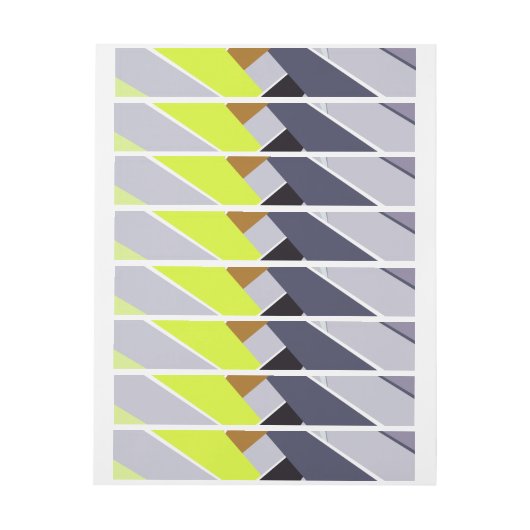 Abstracte geometrische vorm 8 (Vel)