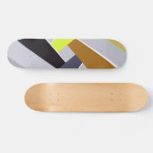 Abstracte geometrische vorm 8 skateboard (Horizontaal)