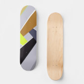 Abstracte geometrische vorm 8 skateboard (Voorkant)