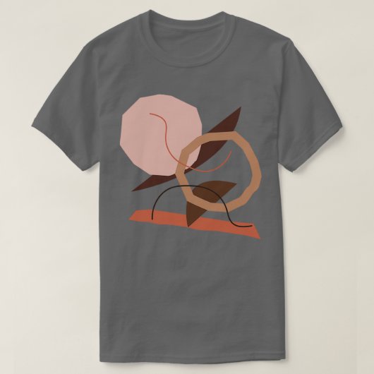 Abstracte geometrische vorm t-shirt (Design voorkant)