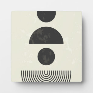 Abstracte geometrische vormen fotoplaat