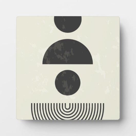 Abstracte geometrische vormen fotoplaat (Voorkant)