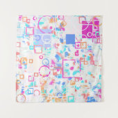 Abstracte geometrische vormen wandkleed (Voorkant (horizontaal))