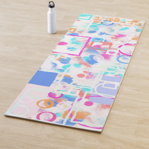 Abstracte geometrische vormen yogamat