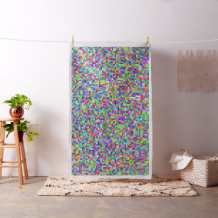 Abstracte Gepixeliseerde RGB Chaos Stof