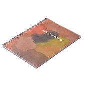 abstracte geschilderd notitieboek (Linkerzijde)