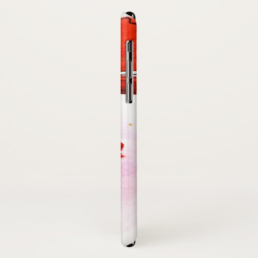 Abstracte geschilderde florale achtergrond 2 Case-Mate iPhone case (Achterkant/links)