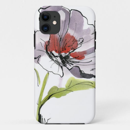 Abstracte geschilderde florale achtergrond 3 Case-Mate iPhone case (Achterkant)
