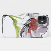 Abstracte geschilderde florale achtergrond 3 Case-Mate iPhone case (Achterkant (horizontaal))