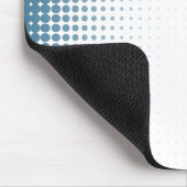 Abstracte gestippelde mousepad muismat (Hoek)