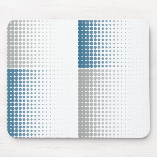 Abstracte gestippelde mousepad muismat (Voorkant)