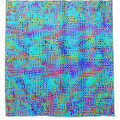 Abstracte gestructureerde chaos douchegordijn (Voorkant)