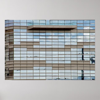 Abstracte gevel - Las Vegas Poster