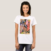 Abstracte gezichten - Moods - Portret schilderen v T-shirt (Voorkant volledig)