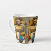 Abstracte gezichten, voeg tekst, de Mok van het Ko (Linkerhoek)