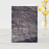 Abstracte Ghost-aanmelding bij Brick Building Kaart (Gele Bloem)