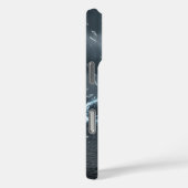 Abstracte Ghost Art iPhone 16 Pro Hoesje (Achterkant / Rechts)