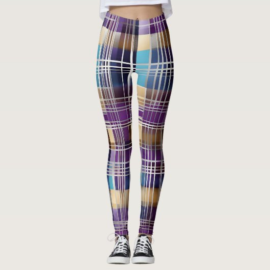 abstracte gipsplaten leggings (Voorkant)