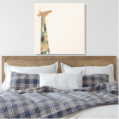 Abstracte Giraffe Canvas Afdruk (Insitu (Slaapkamer))