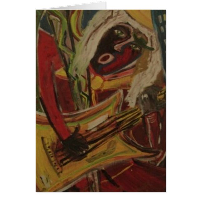 Abstracte Gitarist II (Voorkant)