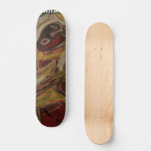 Abstracte Gitarist II Skateboard (Voorkant)