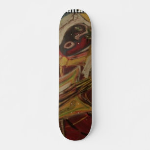 Abstracte Gitarist II Skateboard