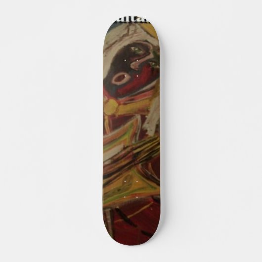 Abstracte Gitarist II Skateboard (Voorkant)
