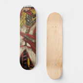 Abstracte Gitarist VII Skateboard (Voorkant)