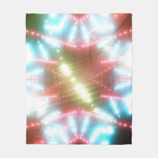 abstracte gladde neonachtergrond met balken en ste fleece deken