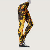 Abstracte glans van de florale glans leggings (Rechts)